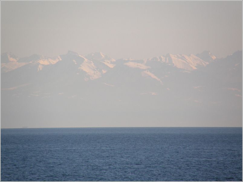 Berge und Bodensee