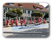Gruppe 3 mit Trainingsparcours