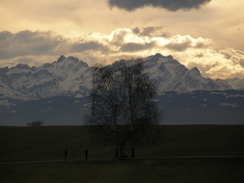 Goldener Himmel im Allgu