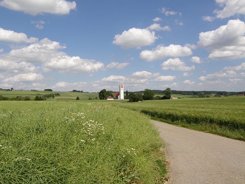 Landschaft bei Biberach