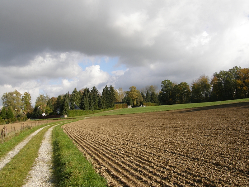 Ackerweg in Wechselwetter