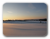 Abendlicht auf Schnee