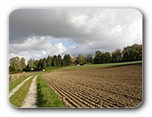 Ackerweg in Wechselwetter