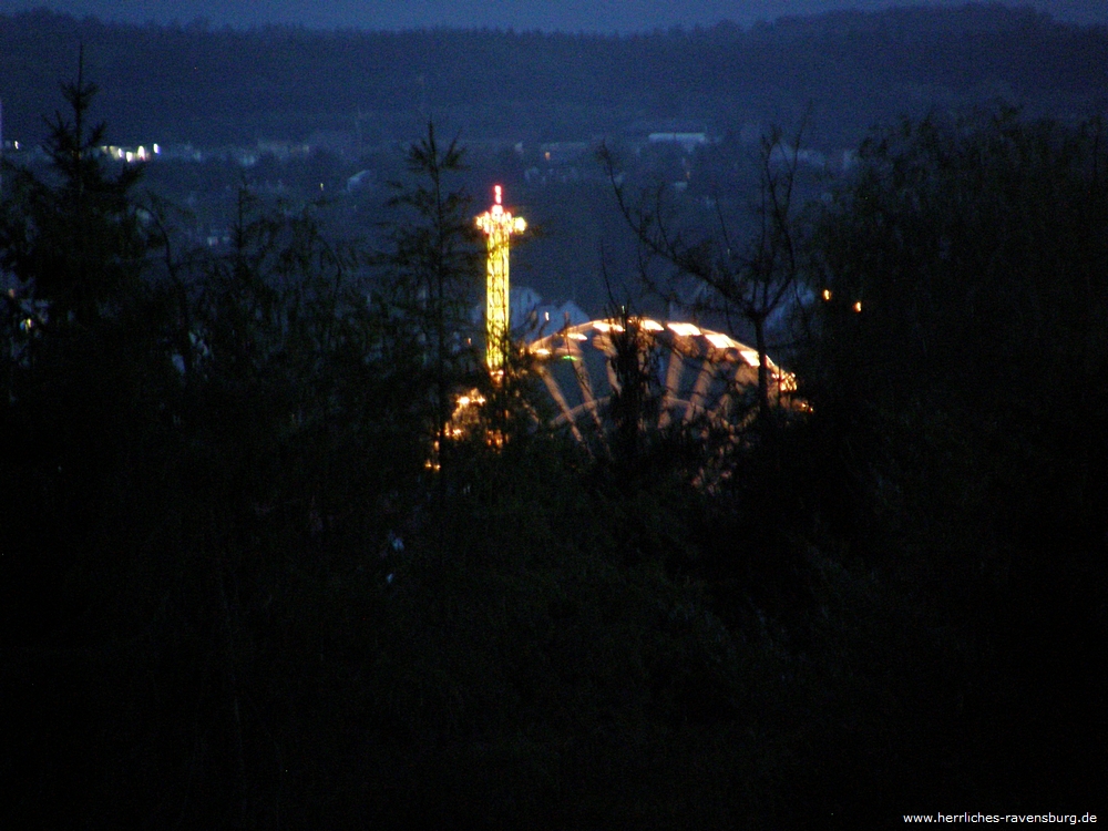 Rutenfest-Riesenrad abends