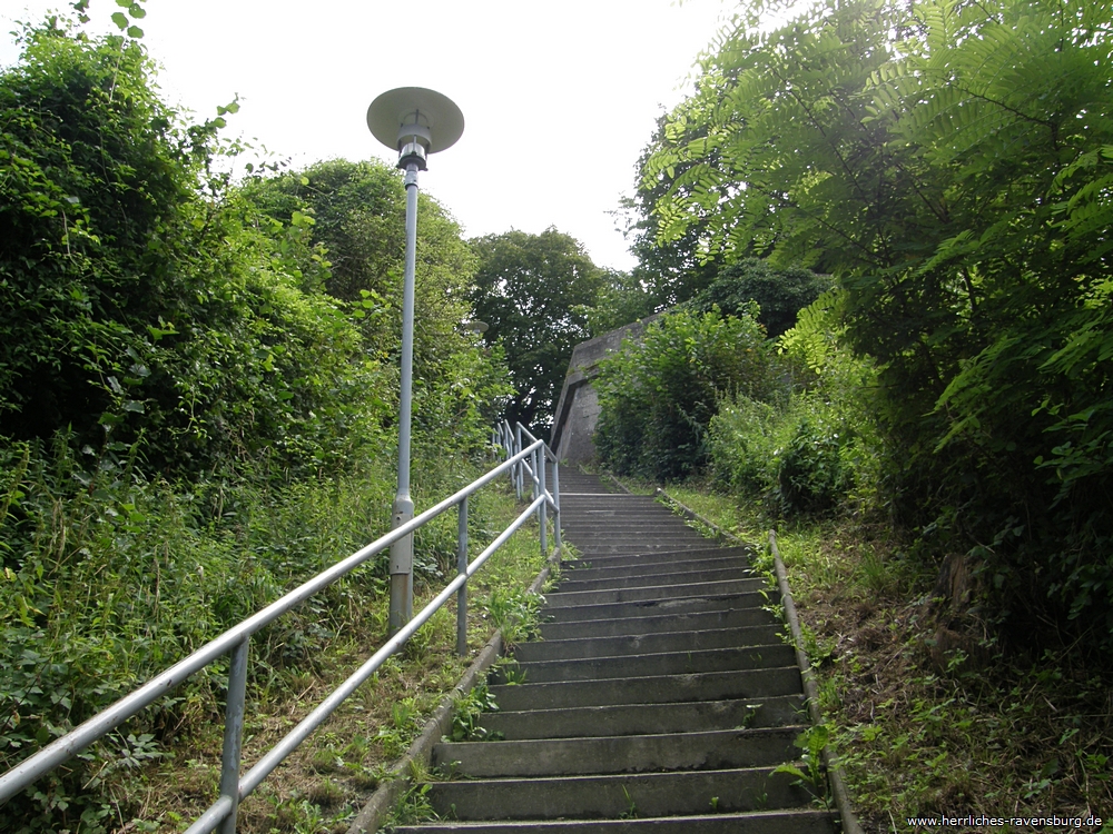 Treppe zur Burg