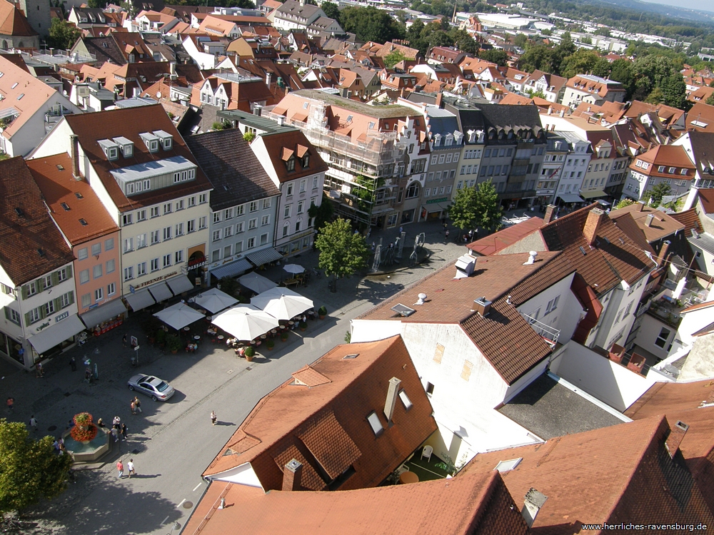 Blick ber den Marienplatz