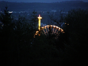 Rutenfest-Riesenrad abends