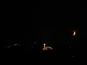 Rutenfest in tiefer Nacht