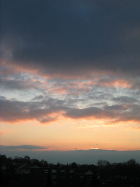 Lichtfelder und Wolken