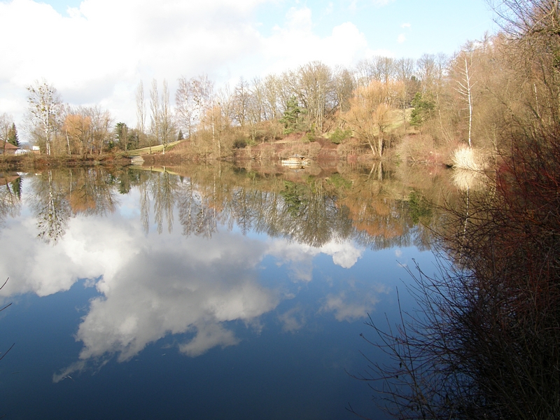 Wolkenspiegelung