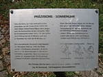 Praezisions-Sonnenuhr - Info